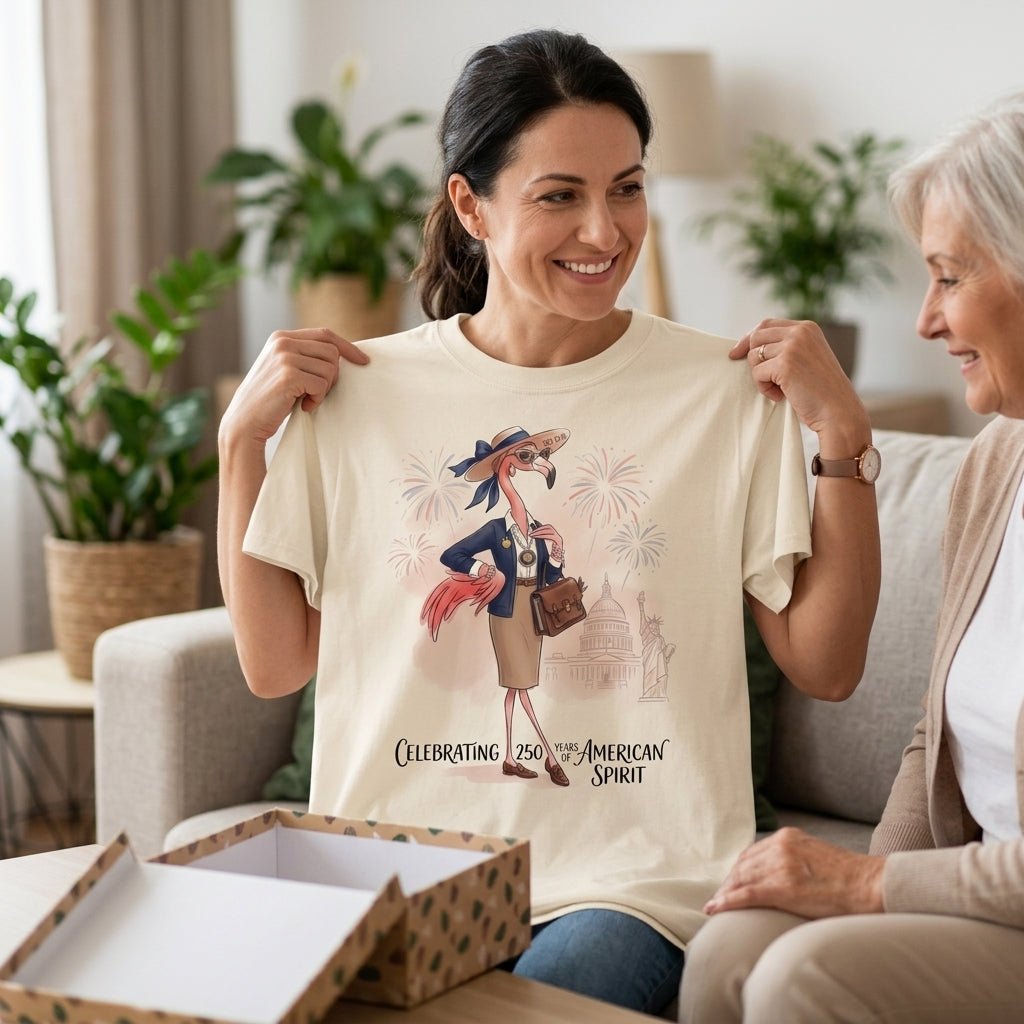 America 250 Years of American Spirit Teacher Flamingo Shirt - FlamingoAholic
