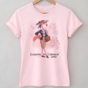 America 250 Years of American Spirit Teacher Flamingo Shirt - FlamingoAholic