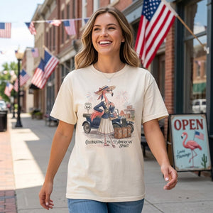 America 250 Years of American Spirit Travel Flamingo Shirt - FlamingoAholic