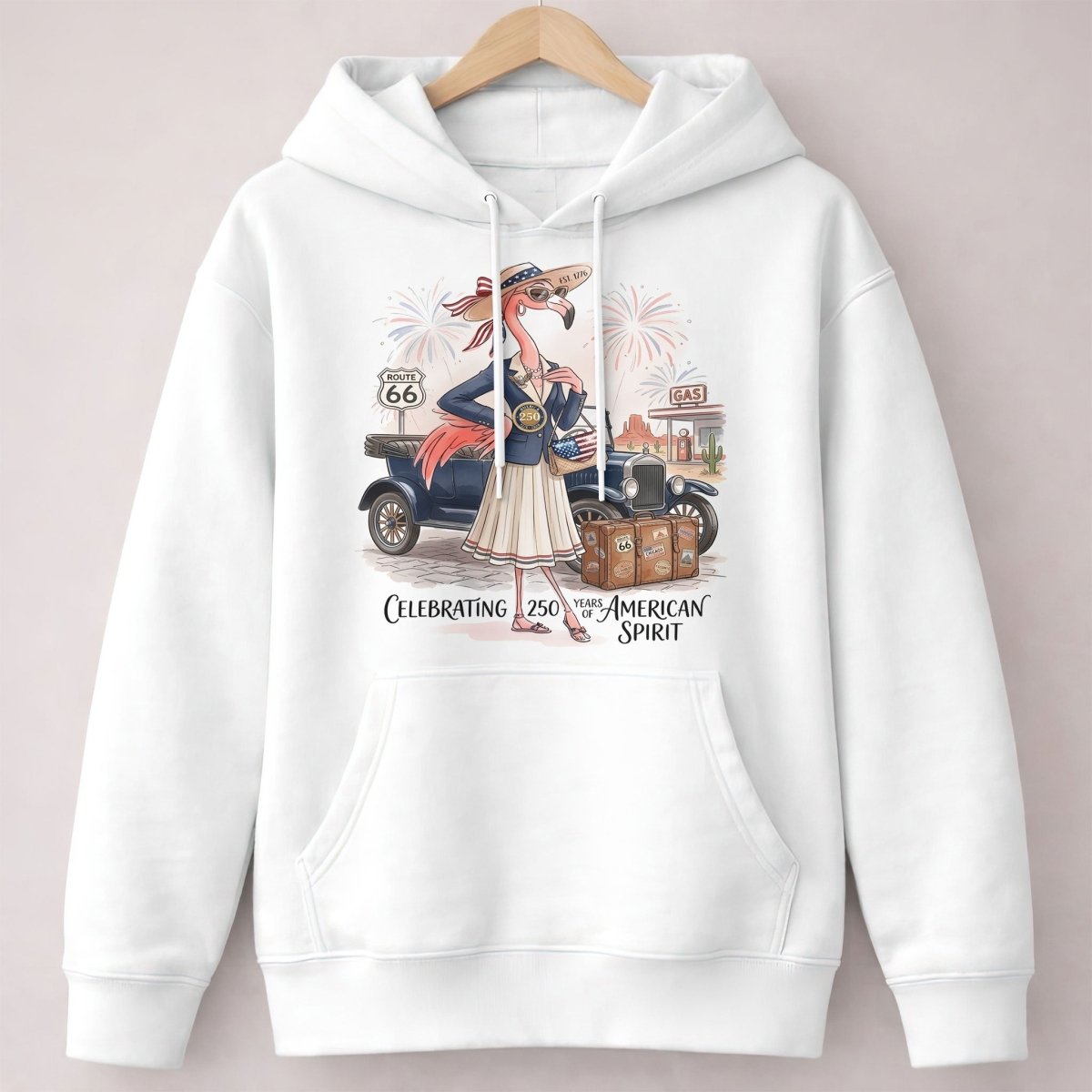 America 250 Years of American Spirit Travel Flamingo Shirt - FlamingoAholic