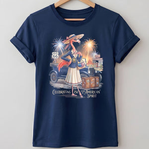 America 250 Years of American Spirit Travel Flamingo Shirt - FlamingoAholic