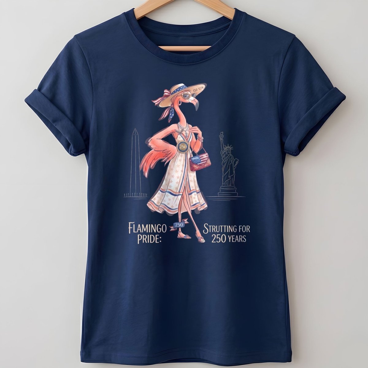 America's Historic Jubilee Celebrating 250 Years Flamingo Shirt - FlamingoAholic