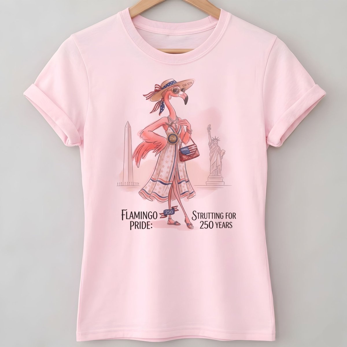 America's Historic Jubilee Celebrating 250 Years Flamingo Shirt - FlamingoAholic