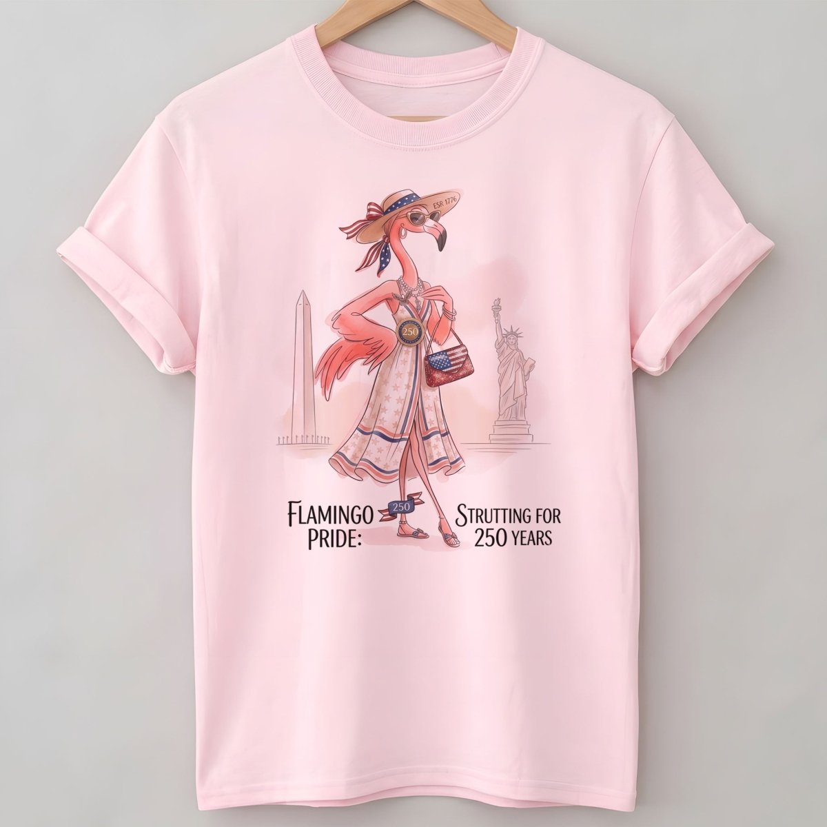 America's Historic Jubilee Celebrating 250 Years Flamingo Shirt - FlamingoAholic