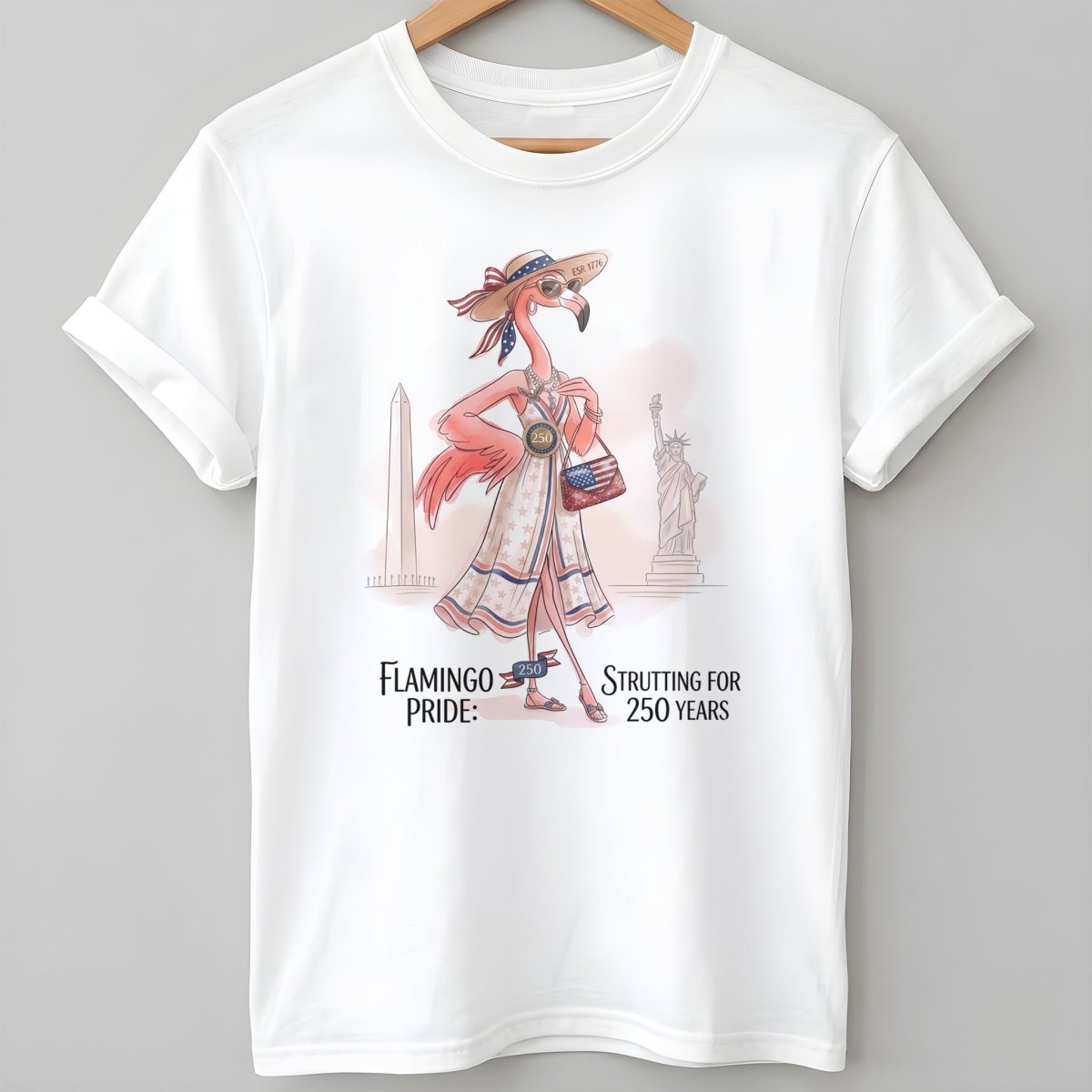 America's Historic Jubilee Celebrating 250 Years Flamingo Shirt - FlamingoAholic