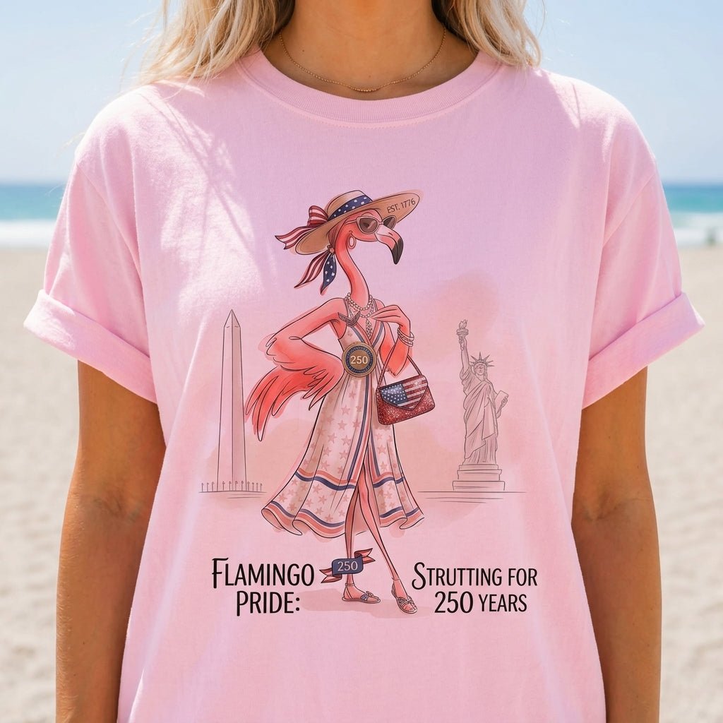 America's Historic Jubilee Celebrating 250 Years Flamingo Shirt - FlamingoAholic