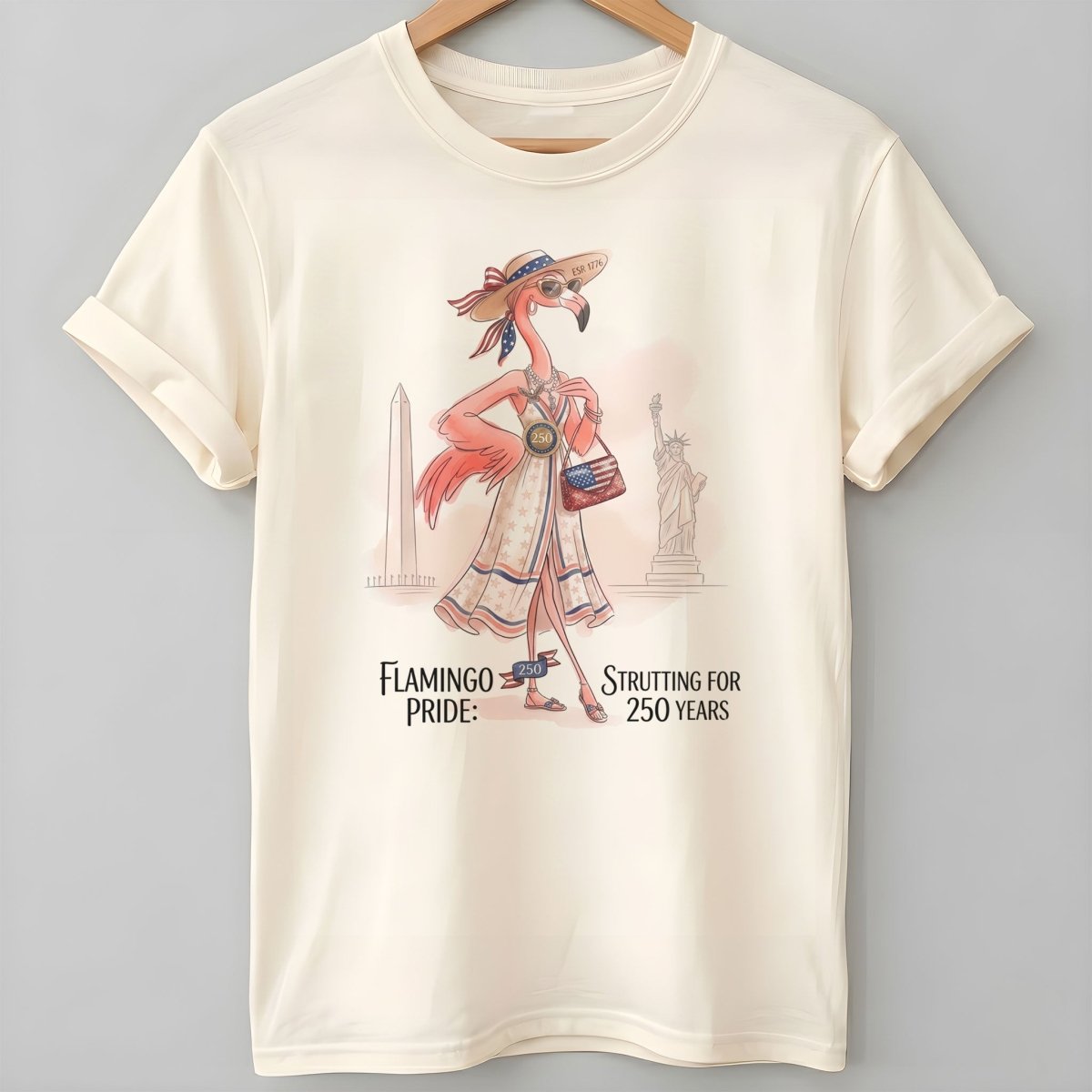 America's Historic Jubilee Celebrating 250 Years Flamingo Shirt - FlamingoAholic