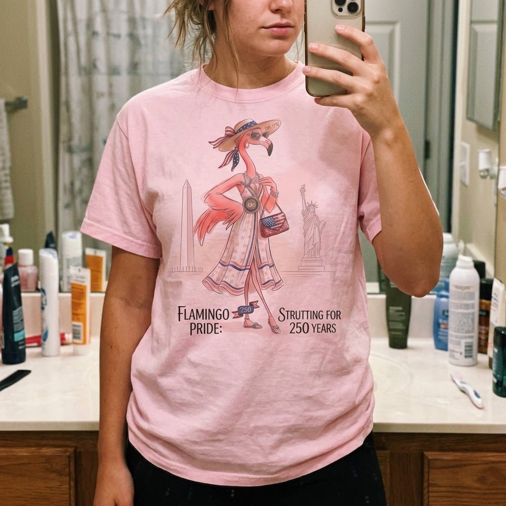 America's Historic Jubilee Celebrating 250 Years Flamingo Shirt - FlamingoAholic