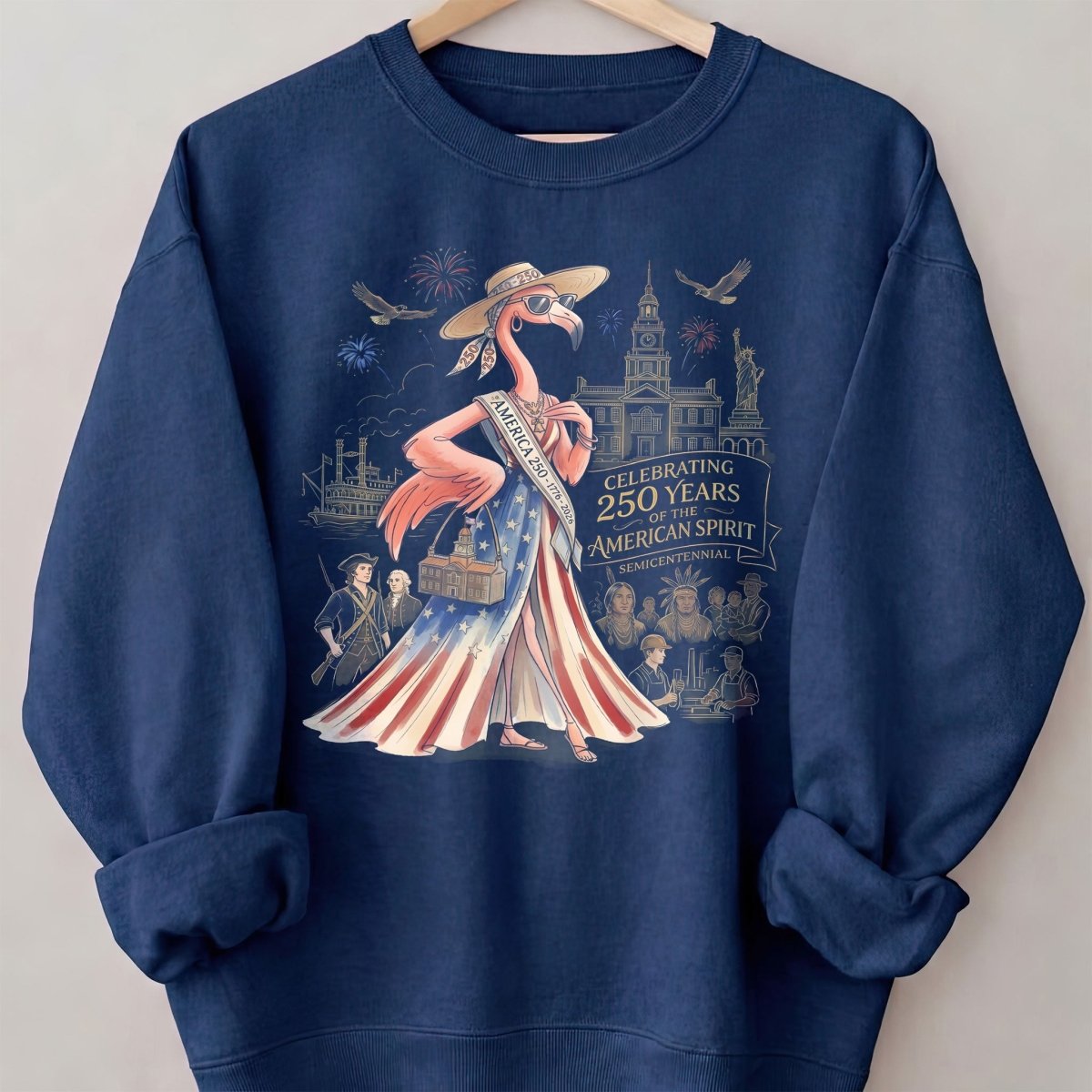 Celebrating 250 Years of The American Spirit Semicentennial Tee - FlamingoAholic
