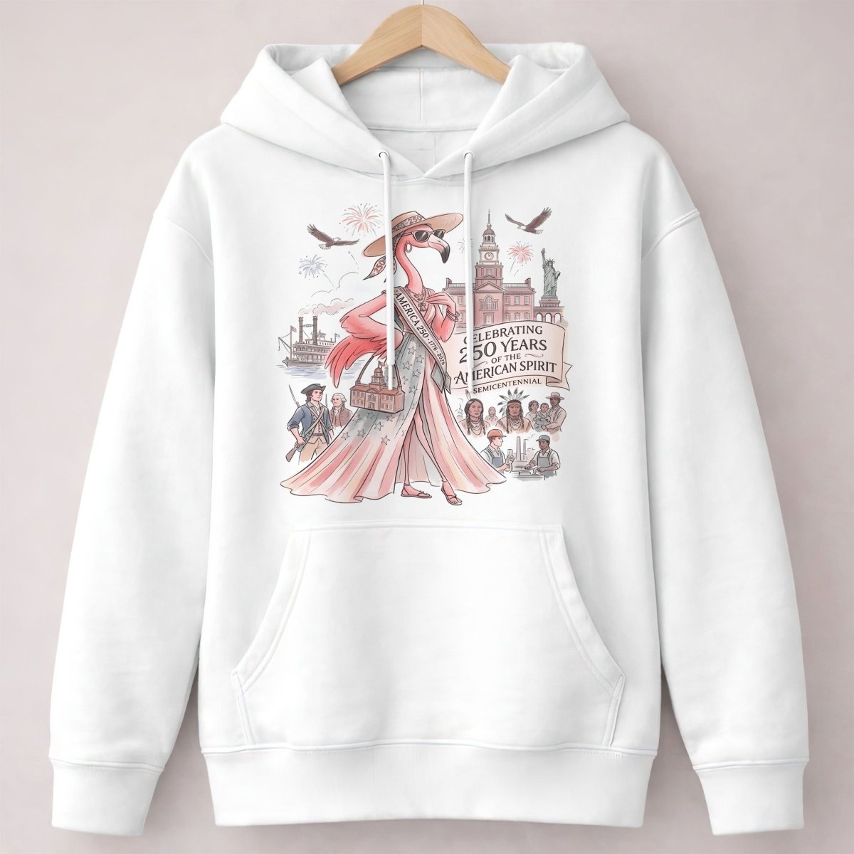 Celebrating 250 Years of The American Spirit Semicentennial Tee - FlamingoAholic