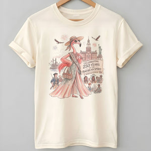 Celebrating 250 Years of The American Spirit Semicentennial Tee - FlamingoAholic