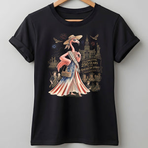 Celebrating 250 Years of The American Spirit Semicentennial Tee - FlamingoAholic
