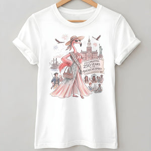 Celebrating 250 Years of The American Spirit Semicentennial Tee - FlamingoAholic