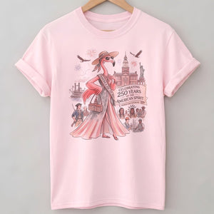 Celebrating 250 Years of The American Spirit Semicentennial Tee - FlamingoAholic