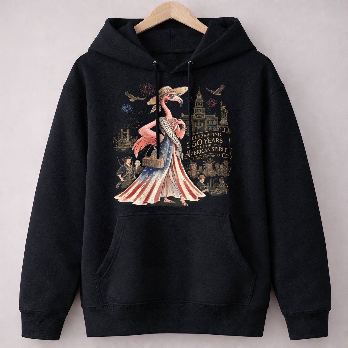 Celebrating 250 Years of The American Spirit Semicentennial Tee - FlamingoAholic
