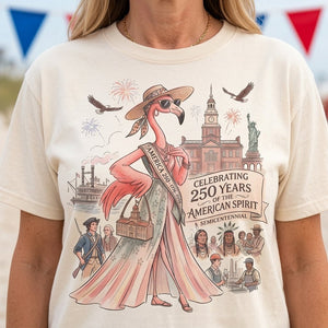 Celebrating 250 Years of The American Spirit Semicentennial Tee - FlamingoAholic
