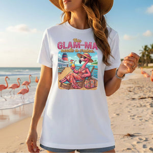 Fabulous Flamingo Glam - Ma Cruise T-Shirt - Funny Vacation Gift for Grandma - FlamingoAholic