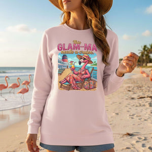 Fabulous Flamingo Glam - Ma Cruise T-Shirt - Funny Vacation Gift for Grandma - FlamingoAholic