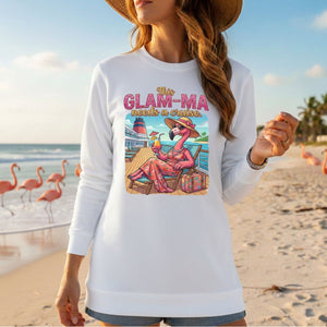 Fabulous Flamingo Glam - Ma Cruise T-Shirt - Funny Vacation Gift for Grandma - FlamingoAholic