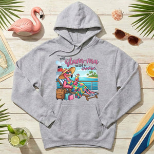 Fabulous Tropical Flamingo Glam - ma Cruise Shirt - Funny Retirement Vacation Tee - FlamingoAholic