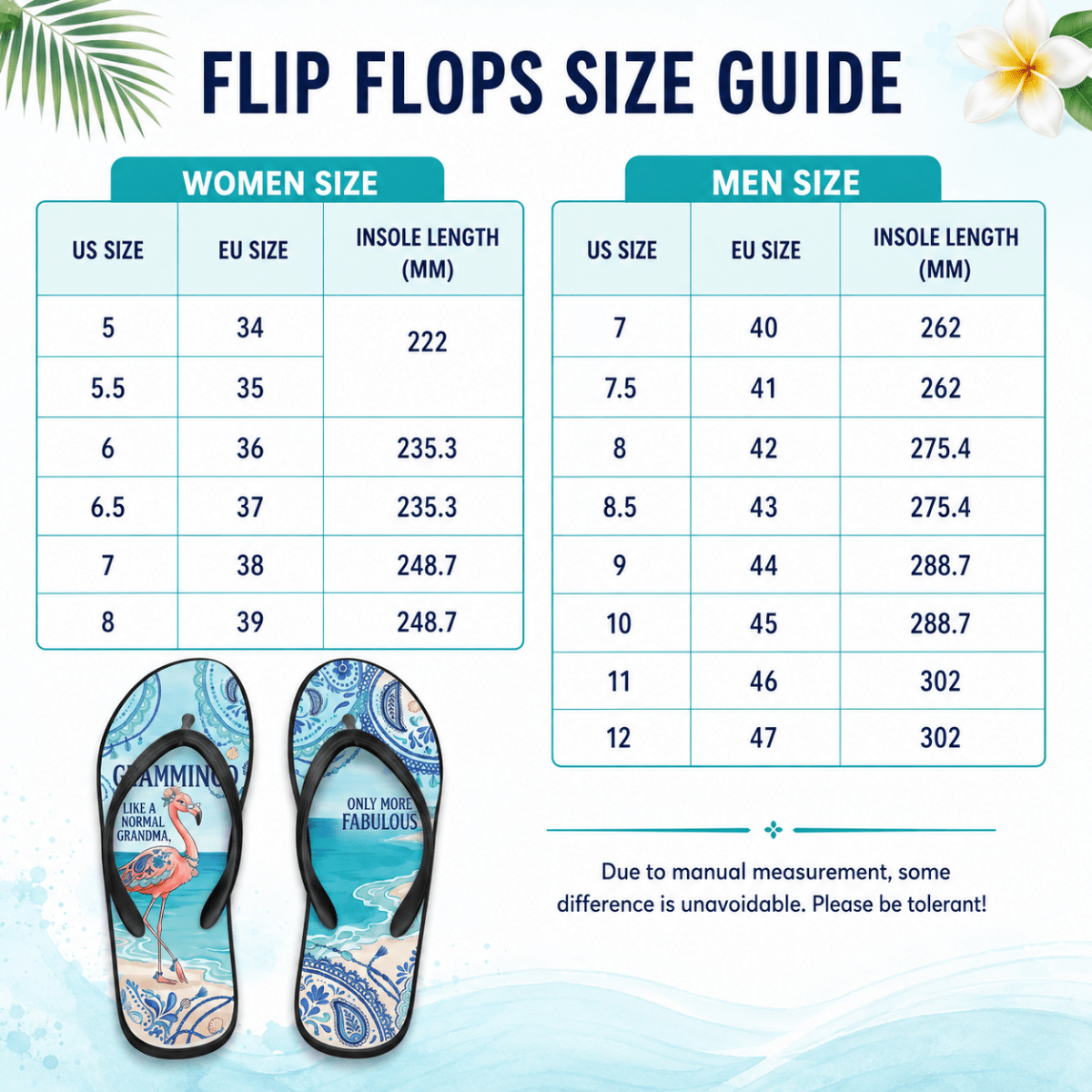 Flamingo Flip Flops for Women, Grammingo Grandma Beach Sandals, Funny Flamingo Gift - FlamingoAholic