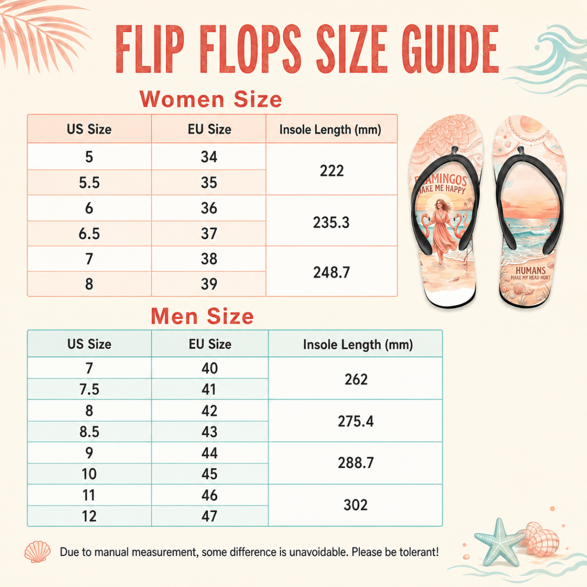 Flamingo Flip Flops for Women, Tropical Beach Sandals, Pink Flamingo Summer Shoes, Coastal Vacation Flip Flops - FlamingoAholic