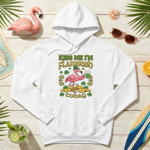 Flamingo Leprechaun 'Kiss Me I'm Flamirish Today' T-Shirt - Funny St. Patrick's Day Tee for Her - FlamingoAholic