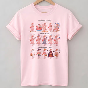 Flamingo Mood Swings Patriotic July 4th & Halloween Shirt - FlamingoAholic