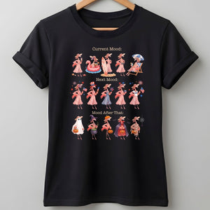 Flamingo Mood Swings Patriotic July 4th & Halloween Shirt - FlamingoAholic