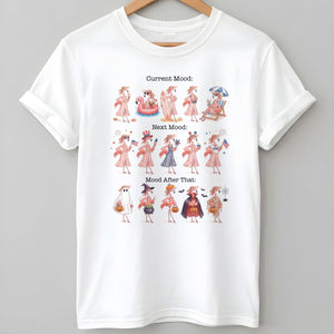 Flamingo Mood Swings Patriotic July 4th & Halloween Shirt - FlamingoAholic
