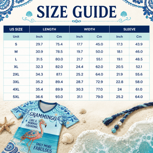 Flamingo V-Neck Shirt for Grandma, Grammingo Funny Grandma T-Shirt, All-Over Print Coastal Flamingo Shirt for Women - FlamingoAholic