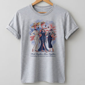 Flock Together, Shine Together: Celebrating 250 Years Shirt - FlamingoAholic