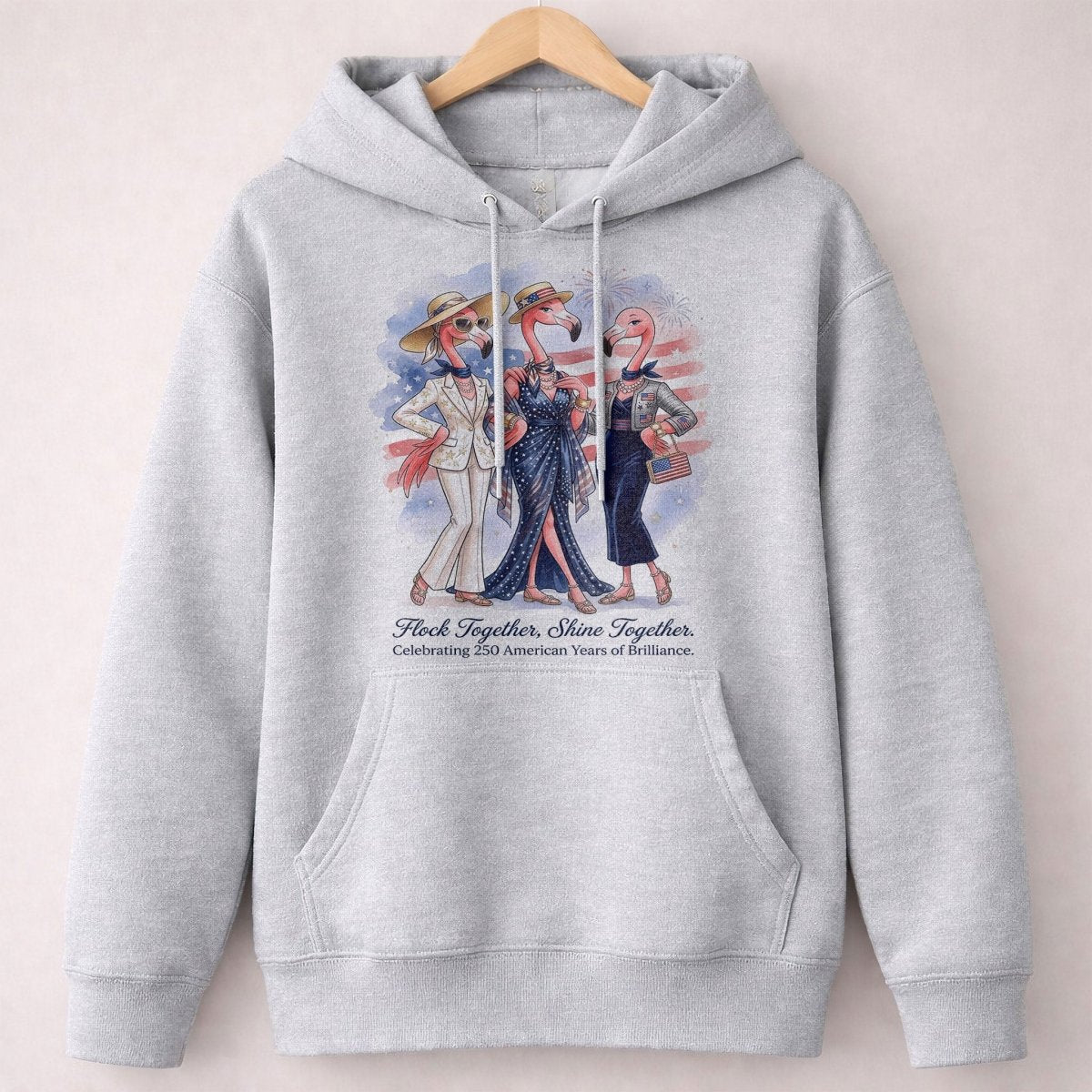 Flock Together, Shine Together: Celebrating 250 Years Shirt - FlamingoAholic