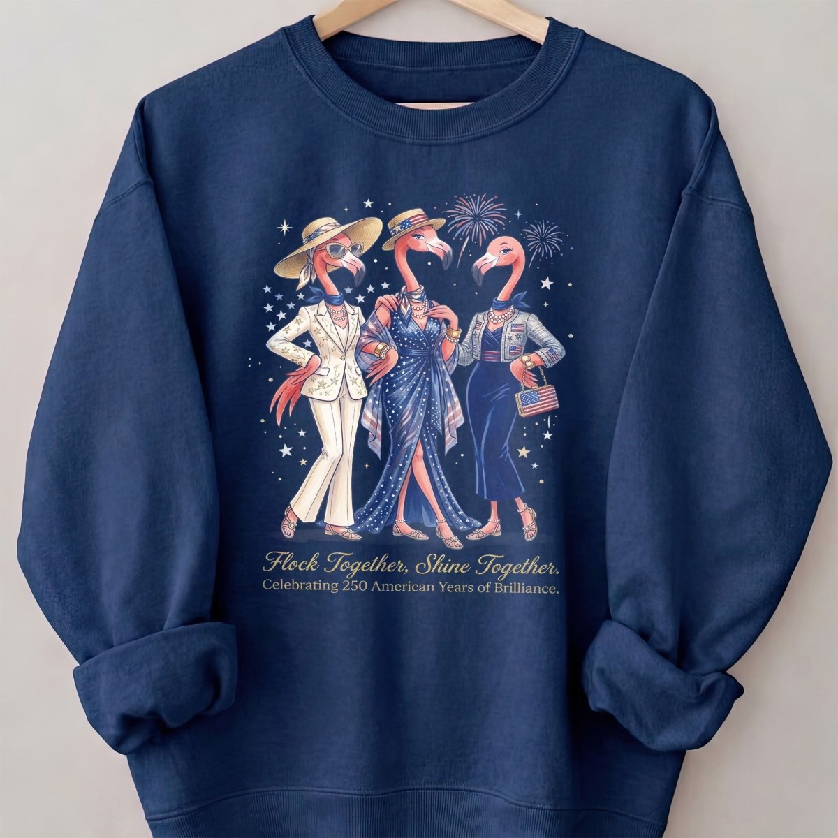 Flock Together, Shine Together: Celebrating 250 Years Shirt - FlamingoAholic
