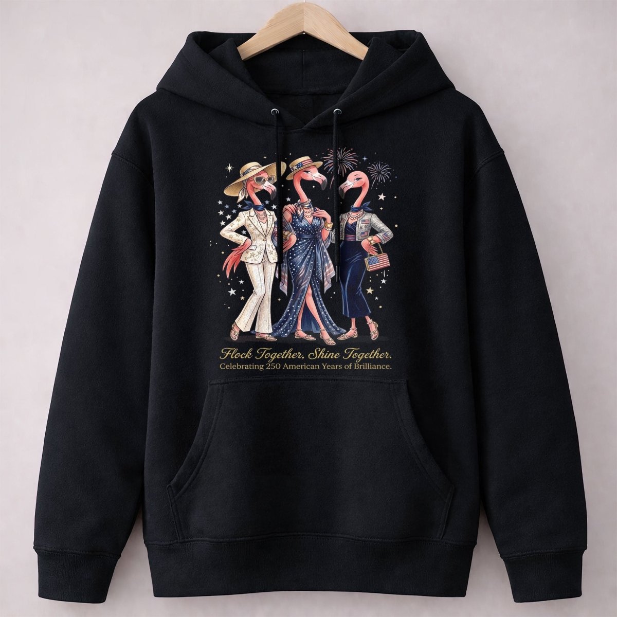 Flock Together, Shine Together: Celebrating 250 Years Shirt - FlamingoAholic