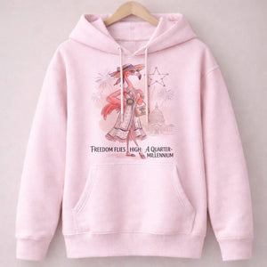 Freedom Flies High A Quarter Millennium Flamingo July 4th Shirt - FlamingoAholic