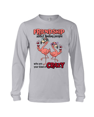 Friendship Flamingo Shirt – “Your Kind of Crazy” Funny Flamingo Tee for Best Friends - FlamingoAholic