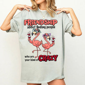 Friendship Flamingo Shirt – “Your Kind of Crazy” Funny Flamingo Tee for Best Friends - FlamingoAholic