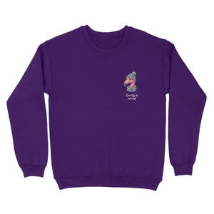 Funny Personalized January Flamingo Sweater - Winter Mood Cozy Heavy Blend - FlamingoAholic