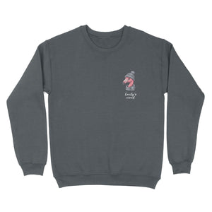 Funny Personalized January Flamingo Sweater - Winter Mood Cozy Heavy Blend - FlamingoAholic