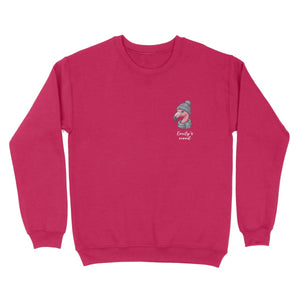 Funny Personalized January Flamingo Sweater - Winter Mood Cozy Heavy Blend - FlamingoAholic