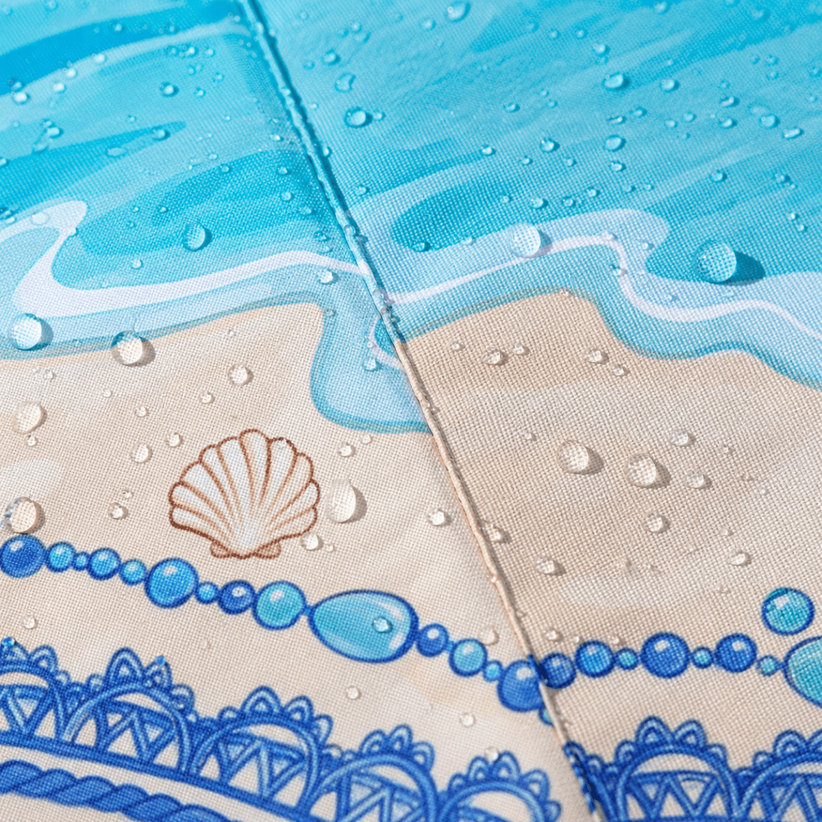Grammingo Flamingo Umbrella for Grandma, Funny Flamingo Beach Umbrella, Coastal Gift for Grandma, Waterproof Travel Umbrella - FlamingoAholic