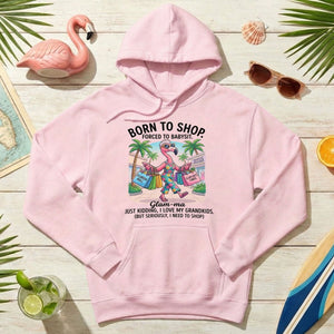 Hilarious Flamingo Glam - ma Shopping T-Shirt - Funny Grandma Gift Idea - FlamingoAholic