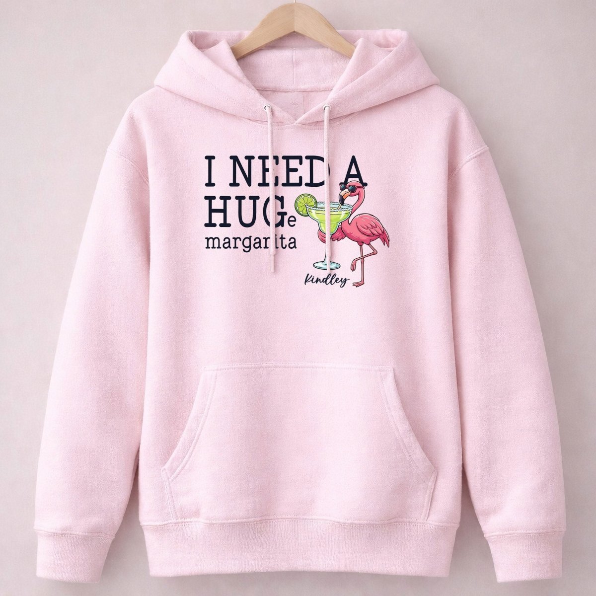 I Need A Hug Margarita Funny Flamingo Sweatshirt - Tropical Beach Vacation & Girls Trip Gift - FlamingoAholic