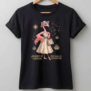 Journey of a Nation 250 Years of Exploration Flamingo Shirt - FlamingoAholic