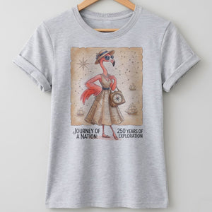 Journey of a Nation 250 Years of Exploration Flamingo Shirt - FlamingoAholic