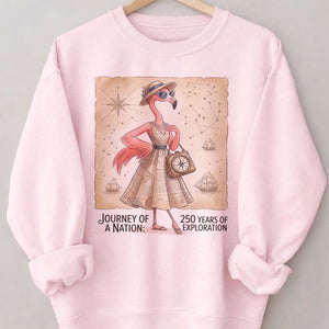 Journey of a Nation 250 Years of Exploration Flamingo Shirt - FlamingoAholic