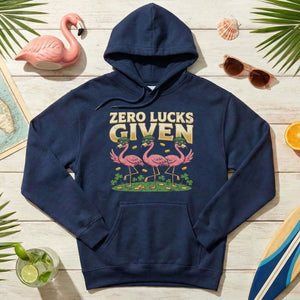 Leprechaun Flamingo Zero Lucks Given St. Patrick's Day T-Shirt - Funny Irish Beer Party Tee for Her - FlamingoAholic