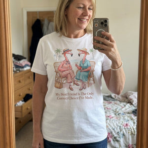 My Best Friend Is The Only Correct Choice I've Made Flamingo Shirt - FlamingoAholic