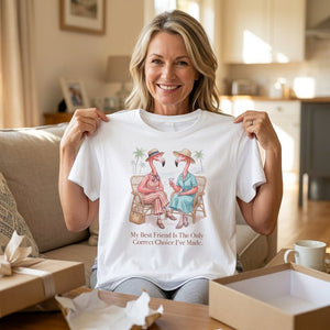 My Best Friend Is The Only Correct Choice I've Made Flamingo Shirt - FlamingoAholic